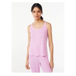 Joyspun Women's Hacci Knit Tank Top, color: vibrant orchid